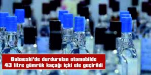 GÜMRÜKTEN GEÇTİ, JANDARMADAN GEÇEMEDİ!