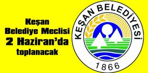 BELEDİYE MECLİSİ 2 HAZİRAN’DA TOPLANACAK