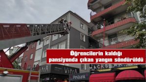 YANGIN İTFAİYE EKİPLERİ TARAFINDAN SÖNDÜRÜLDÜ