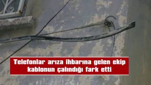 350 METRE KABLOYU ÇALMIŞLAR