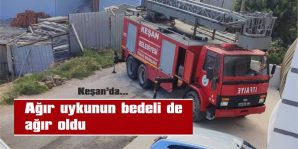 ÖNCE KOMŞULAR SONRA DA AMBULANS VE İTFAİYE DEVREYE GİRDİ