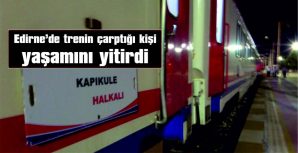 MAKİNİSTLER FREN YAPTI ANCAK TRENİ DURDURAMADI