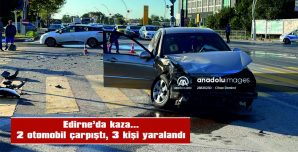 2 OTOMOBİL ÇARPIŞTI: 3 YARALI