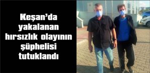 HIRSIZLIK SUÇUNDAN ARANAN ŞÜPHELİ YAKALANARAK, TUTUKLANDI