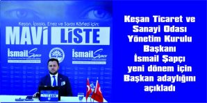 ŞAPÇI, ‘MAVİ LİSTE’ İLE YENİDEN ADAY…