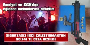 1 ADET RUHSATSIZ TABANCA İLE 1 ADET RUHSATSIZ TÜFEK ELE GEÇİRİLDİ