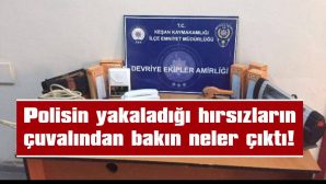 MALZEMELERİN EVDEN ÇALINDIĞI TESPİT EDİLDİ