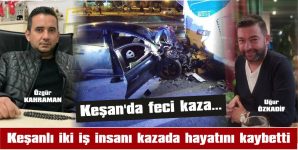 OTOBÜSE ÇARPAN OTOMOBİL, HURDAYA DÖNDÜ