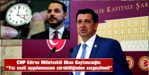 GAYTANCIOĞLU: “OKULA, İŞE YİNE KARANLIKTA GİTMEYE BAŞLADIK”