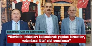 “YATIRIMLARI CEPLERİNDEN YAPMIŞ GİBİ ORTAYA KOYMAK ETİK DEĞİLDİR”