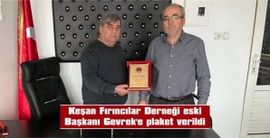 BAYGÜL, HİZMETLERİNDEN DOLAYI GEVREK’E TEŞEKKÜR ETTİ