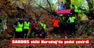 SARDOS EKİBİ KORUDAĞ’DA PEDAL ÇEVİRDİ