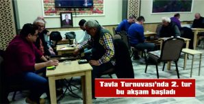 TURNUVADA 2. TUR HEYECANI BAŞLADI