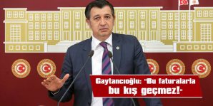 MİLLETVEKİLİ GAYTANCIOĞLU, ELEKTRİK FATURALARINA DİKKAT ÇEKTİ