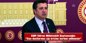 GAYTANCIOĞLU: “CAN DOSTLARIMIZ ÇİP KRİZİNE KURBAN EDİLMESİN”