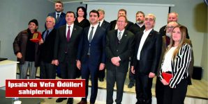 GAZETECİLİK VEFA ÖDÜLLERİ’NİN 2.Sİ İPSALA’DA YAPILDI