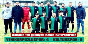 KEŞANSPOR İLK MAĞLUBİYETİNİ ALDI