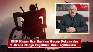 “ENGELLİLERİMİZİ EN ÇOK ETKİLEYEN ALANLARDAN BİRİSİ SAĞLIKTA YAŞADIKLARI SORUNLARDIR”