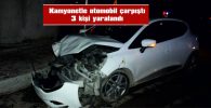 OTOMOBİLDEKİ 3 YARALI KEŞAN DEVLET HASTANESİNDE TEDAVİ ALTINA ALINDI
