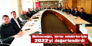 BELEDİYENİN 2023 HEDEFLERİ MASAYA YATIRILDI