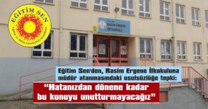 EGİTİM SEN KEŞAN TEMSİLCİLİK YÜRÜTME KURULU: “BU PARTİZANLIK, BU ADAM KAYIRMACILIK NEREYE KADAR?”