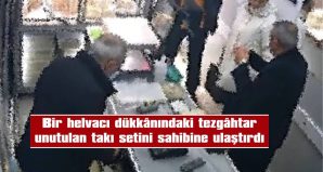 40 BİN LİRALIK TAKI SETİNİ UNUTTU