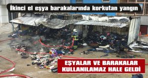 YANGIN, İTFAİYENİN BÜYÜK MÜCADELESİ SONUCU SÖNDÜRÜLDÜ