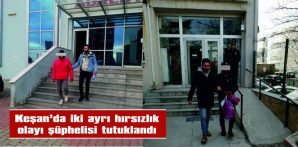 2 HIRSIZLIK ŞÜPHELİSİ DAHA TUTUKLANDI