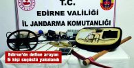 KENDİLERİNE AİT TARLALARDA DEFİNE ARARKEN YAKALANDILAR