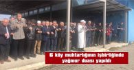 TÜRKMEN KÖYÜNDE YAPILAN DUAYA ÇOK SAYIDA VATANDAŞ KATILDI