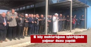 TÜRKMEN KÖYÜNDE YAPILAN DUAYA ÇOK SAYIDA VATANDAŞ KATILDI