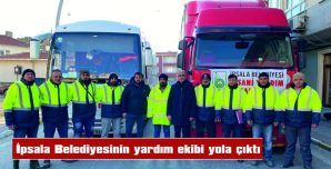 İPSALA BELEDİYESİNDEN EN ACI YARDIM…