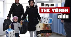 DEPREM BÖLGELERİNE KEŞAN’DAN YARDIM ELİ UZANIYOR