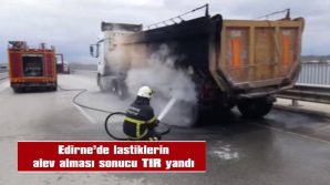 TIR’IN PAZARKULE’DEKİ YOL ÇALIŞMALARINA ASFALT GÖTÜRDÜĞÜ ÖĞRENİLDİ