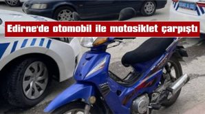 MOTOSİKLET SÜRÜCÜSÜ YARALANDI