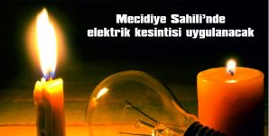 2 GÜN SÜREYLE ELEKTRİK KESİNTİSİ UYGULANACAK