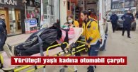 HAFİF YARALANAN KADIN HASTANEYE KALDIRILDI