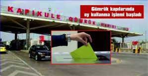 EDİRNE’DEKİ SINIR KAPILARINDA TOPLAM 6 SANDIK KURULDU