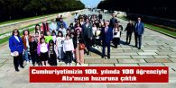 100 ÖĞRENCİ SAROS BETON SAHİBİ TURGAY TARHAN’IN DESTEKLERİYLE ANITKABİR’İ ZİYARET ETTİ