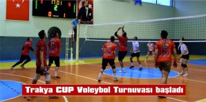 TRAKYA CUP VOLEYBOL TURNUVASI BU AKŞAM DA DEVAM EDECEK