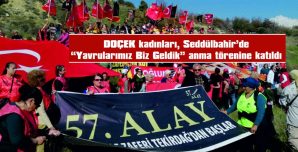 DOÇEK KADINLARI “YAVRULARIMIZ BİZ GELDİK” TÖRENİNE KATILDI