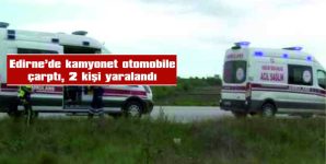 METRELERCE SÜRÜKLENEN OTOMOBİL TARLAYA UÇTU