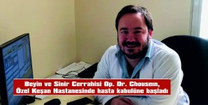 CHOUSEIN, RANDEVU SİSTEMİYLE HASTA KABUL EDİYOR