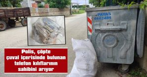 ÇALINIP, ÇÖPE SAKLANDIĞI DÜŞÜNÜLÜYOR