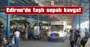 PAZARYERİNDEKİ KAVGADA 2 ESNAF YARALANDI