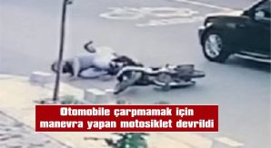 MOTOSİKLETTEKİ KARDEŞLER YARALANDI