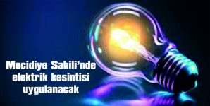 MECİDİYE SAHİLİ’NDE ELEKTRİK KESİNTİSİ UYGULANACAK