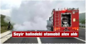 YANGIN SONUCU OTOMOBİL KULLANILMAZ HALE GELDİ