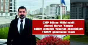 CHP MİLLETVEKİLİ YAZGAN’DAN MİLLİ EĞİTİM BAKANI TEKİN’E ÖNERGE…