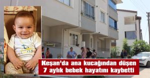 YÜZÜSTÜ DÜŞEN BEBEK NEFESSİZ KALDI